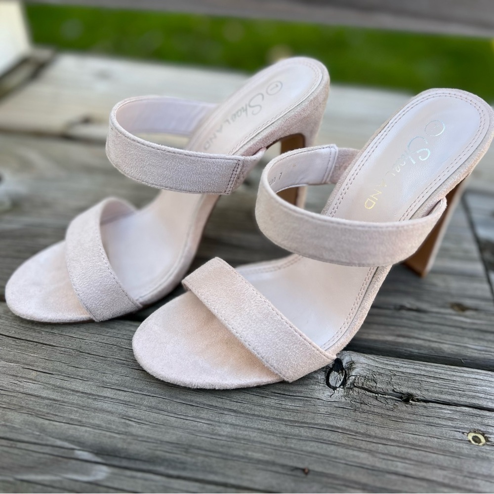 Shoe Land Reegan heeled shoes size 7 - Picture 3 of 15